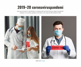 Coronaviruspandemi 2020 - Mall För Webbplatsbyggare