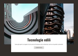 Progettazione Del Sito Web Per Tecnologie Edilizie E Innovazione