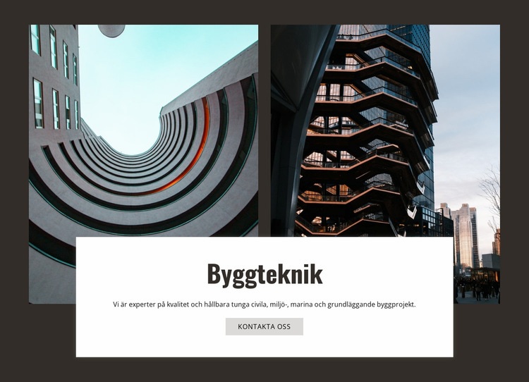 Bygga teknik och innovation WordPress -tema