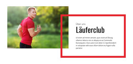 Das Lauferlebnis - Kostenlose Website-Vorlage