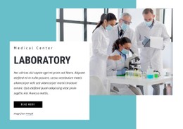 Medical Laboratory Science HTML CSS Website Template
