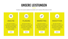 Strategische Analyse Und Planung - Kostenlose HTML-Vorlage