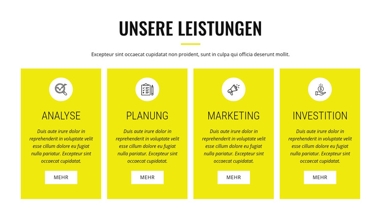  Strategische Analyse und Planung HTML-Vorlage