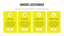 Strategische Analyse Und Planung - HTML Website Maker