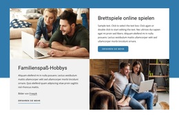 Brettspiele Online – Website-Vorlage Kostenlos Herunterladen