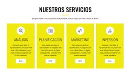 Creador De Sitios Web Exclusivo Para Análisis Y Planificación Estratégica