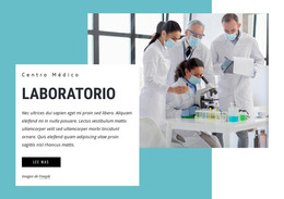 Descarga Gratuita De Ciencia De Laboratorio Médico Plantilla Html