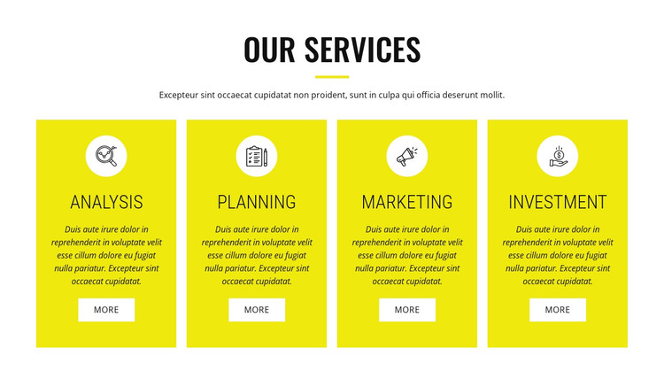  Strategic analysis and planning HTML Template