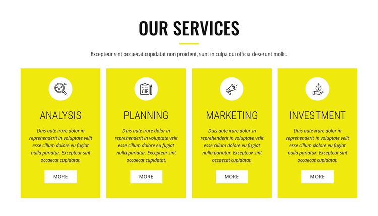  Strategic analysis and planning HTML5 Template