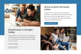 Giochi Da Tavolo Online - Download Gratuito Del Modello Di Sito Web