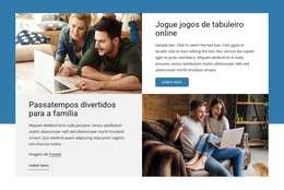 Jogos De Tabuleiro Online - Tema WordPress Pronto Para Usar