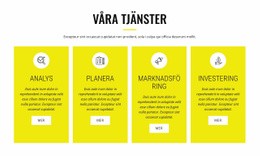 Strategisk Analys Och Planering - Gratis HTML-Mall