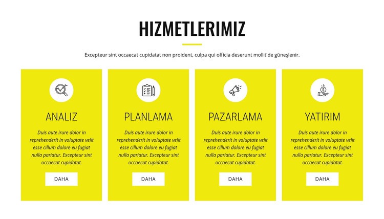  Stratejik analiz ve planlama HTML5 Şablonu