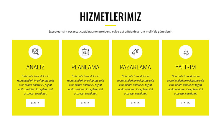  Stratejik analiz ve planlama WordPress Teması