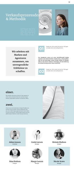 Modernes Progressives Design Web-Serien