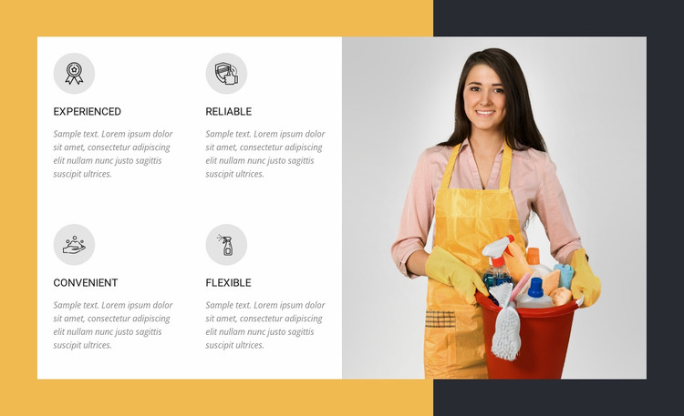 From basic to deep-cleaning Website Mockup