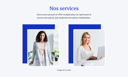 Modèle De Site Pour Nos Consultants Travaillent Avec Votre Équipe