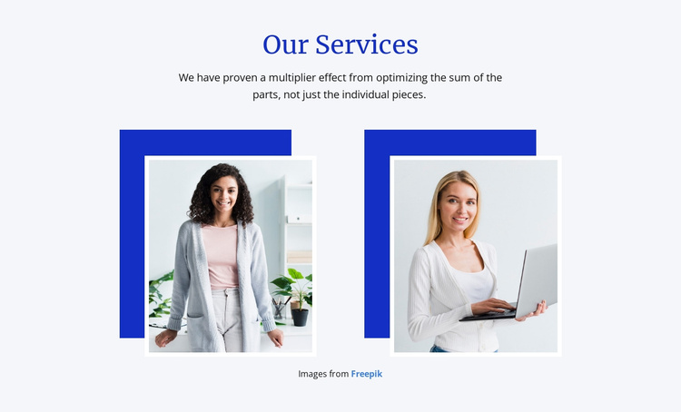 Our consultants work with your team Joomla Template