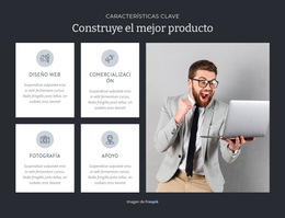 Construye El Mejor Producto: Plantilla De Sitio Web Premium Para Empresas