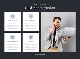 Build The Best Product - Website - Page Building