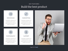 Build The Best Product - Business Premium Website Template