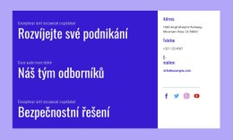 Bezpečnostní Řešení – Online Šablony