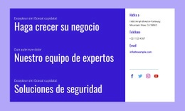 Soluciones De Seguridad - HTML Builder