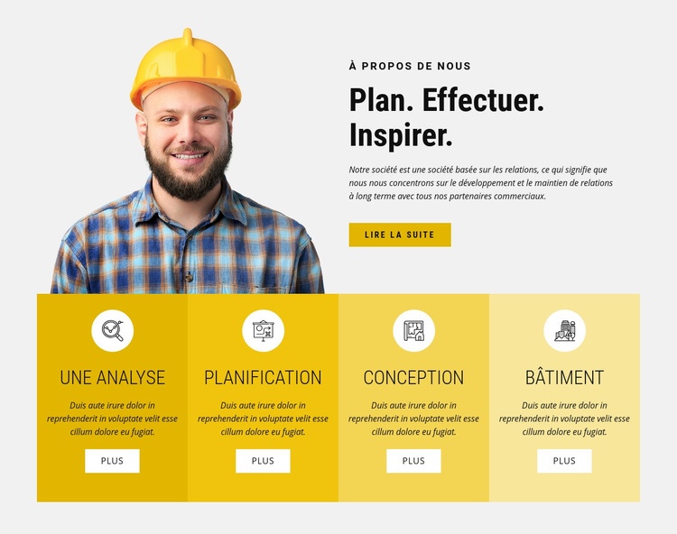 Méthodes de construction innovantes Modèles de constructeur de sites Web