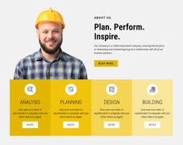 Innovative construction methods - Html Code Example by Nicepage