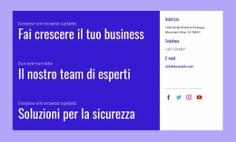 Soluzioni Di Sicurezza - Generatore Di Siti Web Scaricabile Gratuitamente