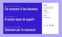 Soluzioni Di Sicurezza Modello Di Sito