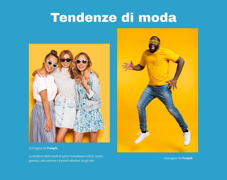 Il giallo è il colore della primavera Modello di sito Web