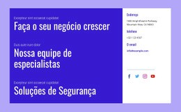 Soluções De Segurança - Construtor De Sites Para Download Gratuito