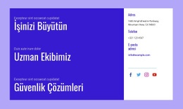 Güvenlik Çözümleri - HTML Builder