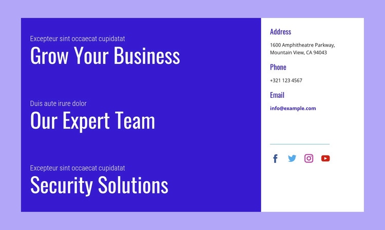 Security solutions Webflow Template Alternative