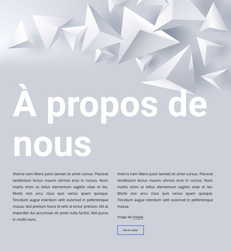 Texte sur fond abstrait Modèles de constructeur de sites Web