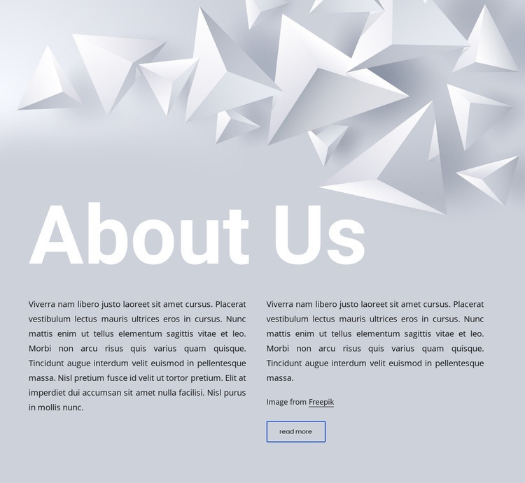 Text on abstract background Homepage Design