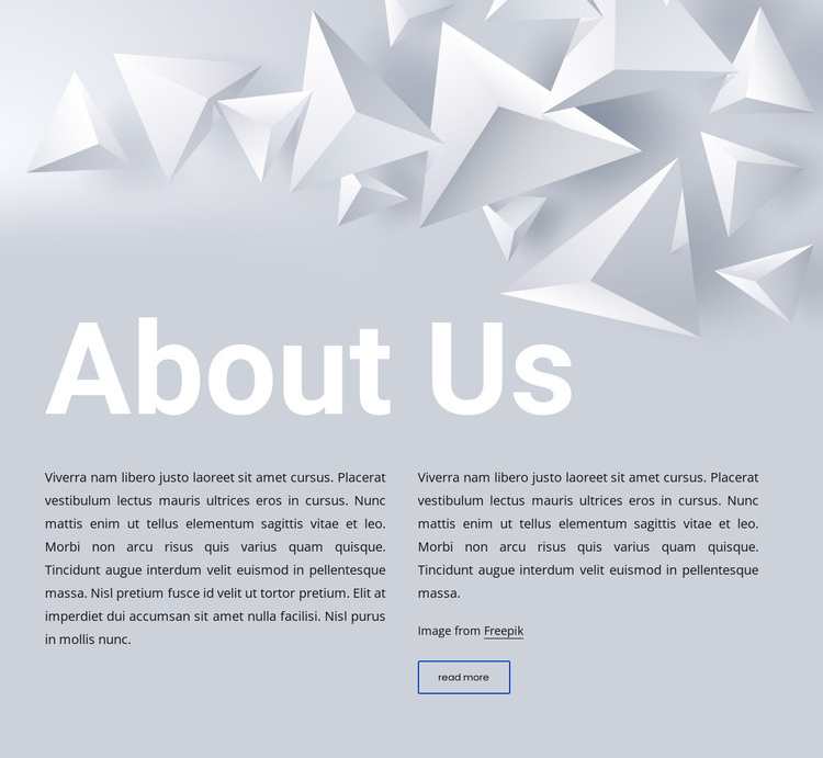 Text on abstract background Joomla Page Builder