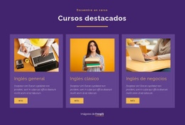 Clase De Educación Inglesa: Plantilla De Página HTML5