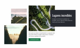 Lugares Impresionantes - Inspiración Para El Diseño De Sitios Web