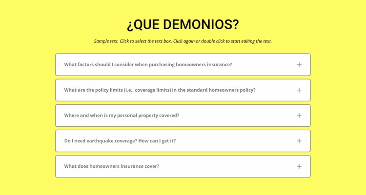 Preguntas frecuentes sobre fondo amarillo Creador de sitios web HTML