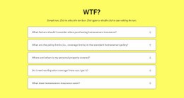 FAQ Op Gele Achtergrond