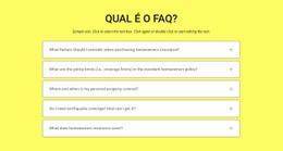 FAQ Sobre Fundo Amarelo