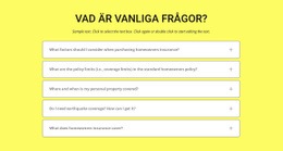 Produktdesigner För Vanliga Frågor Om Gul Bakgrund