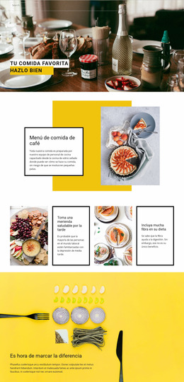 Cocina Tu Comida Favorita: Plantilla De Sitio Web Joomla