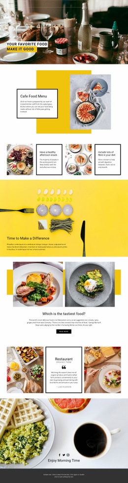 870 Food & Restaurant Html Code Examples