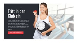 Responsive HTML5 Für Bodybuilding-Speiseplan