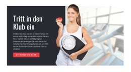 Seitenlayout Für Bodybuilding-Speiseplan