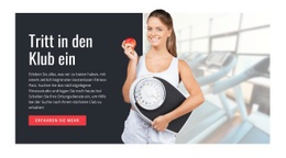 Bodybuilding-Speiseplan - Schöne Zielseite