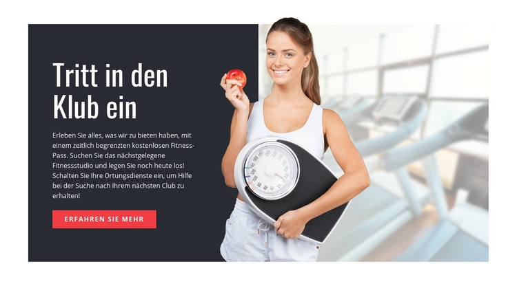 Bodybuilding-Speiseplan Landing Page